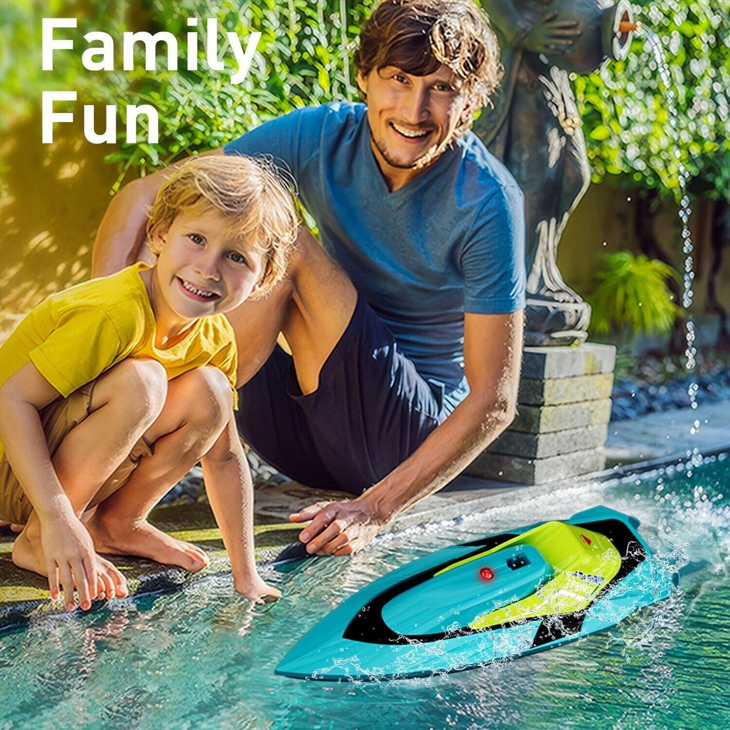 S5 Fast RC Boat For Pools And Lakes 2.4 GHz 20- MPH Racing Boats For Kids US